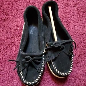 Brand New Black Moccasins